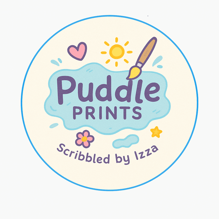 Puddle Prints — Scribbled by Izza